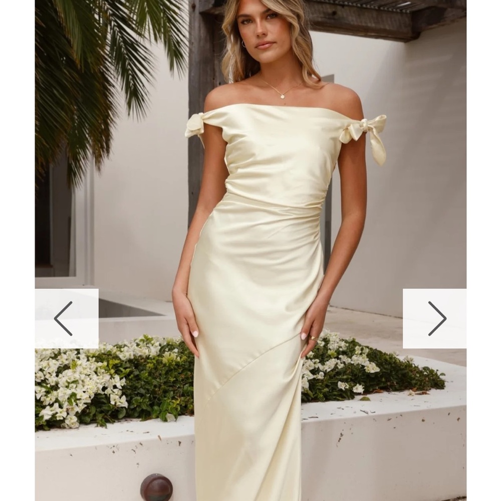 Frida Maxi Dress - Yellow (US 10)